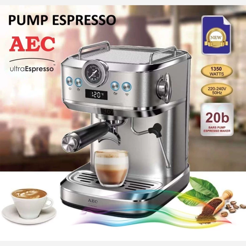 اسپرسوساز تمام استیل AEC مدل 5153